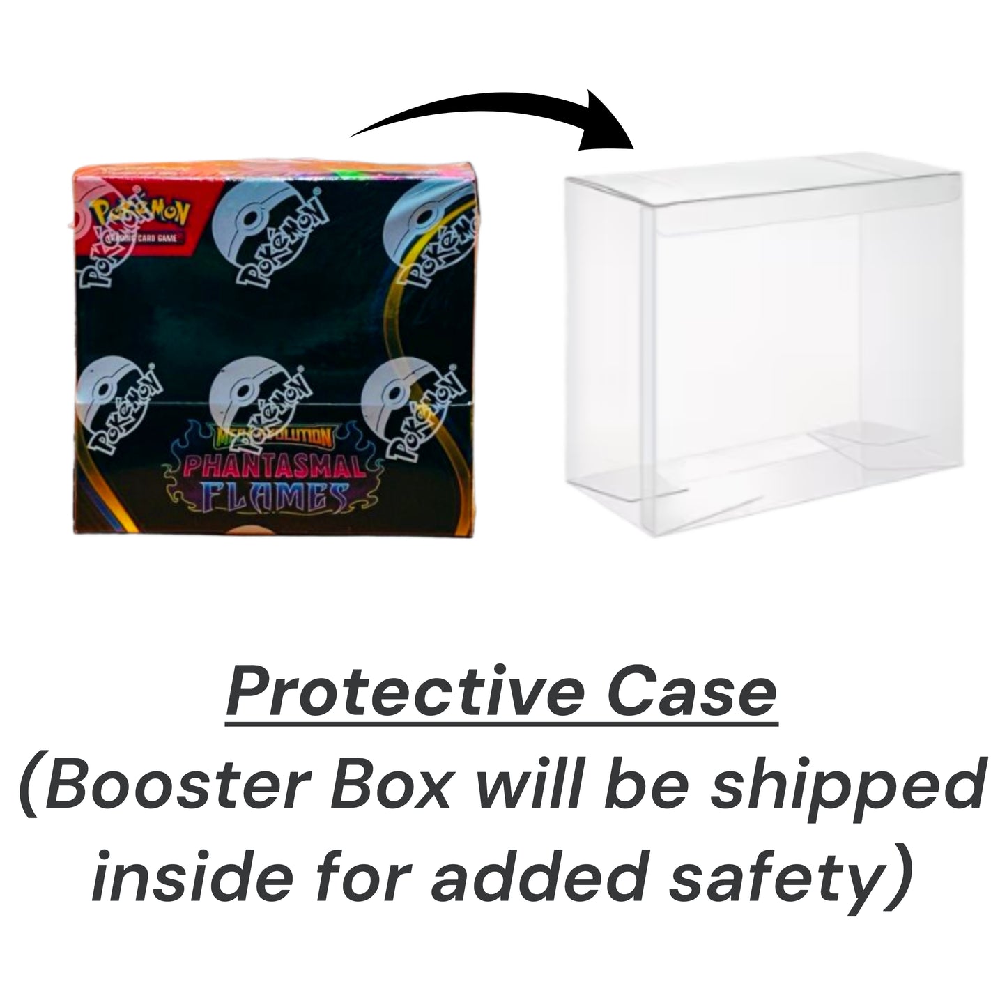 Pokemon TCG: Phantasmal Flames (ME02) Booster Box w/ Protective Case