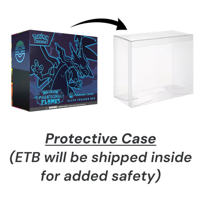 Pokemon TCG: Phantasmal Flames (ME02) Pokemon Center Exclusive Elite Trainer Box PC ETB w/ Protective Case