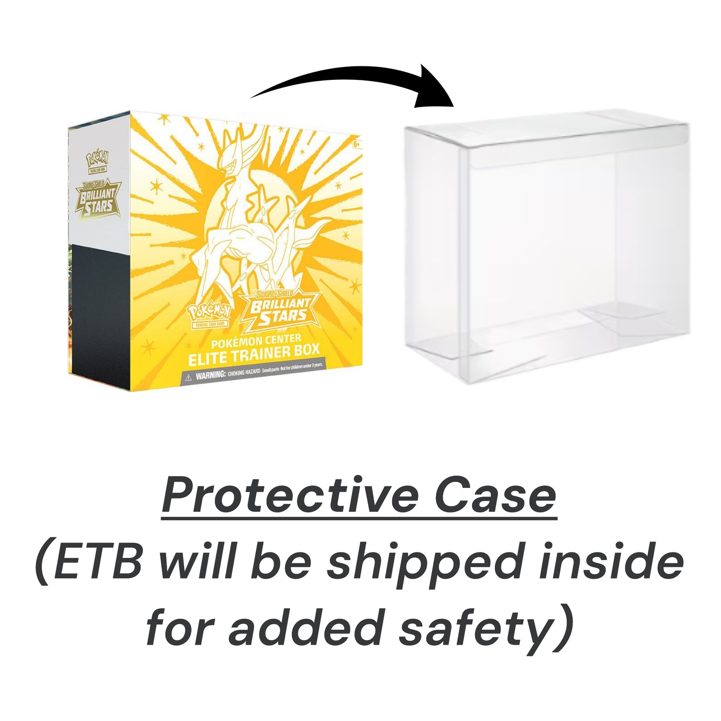 Pokemon TCG: Brilliant Stars (SWSH09) Pokemon Center Exclusive Elite Trainer Box PC ETB w/ Protective Case