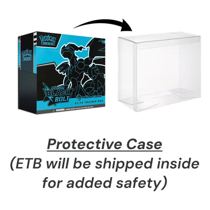 Pokemon TCG: Black Bolt (ZSV10.5) Pokemon Center Exclusive Elite Trainer Box PC ETB w/ Protective Case