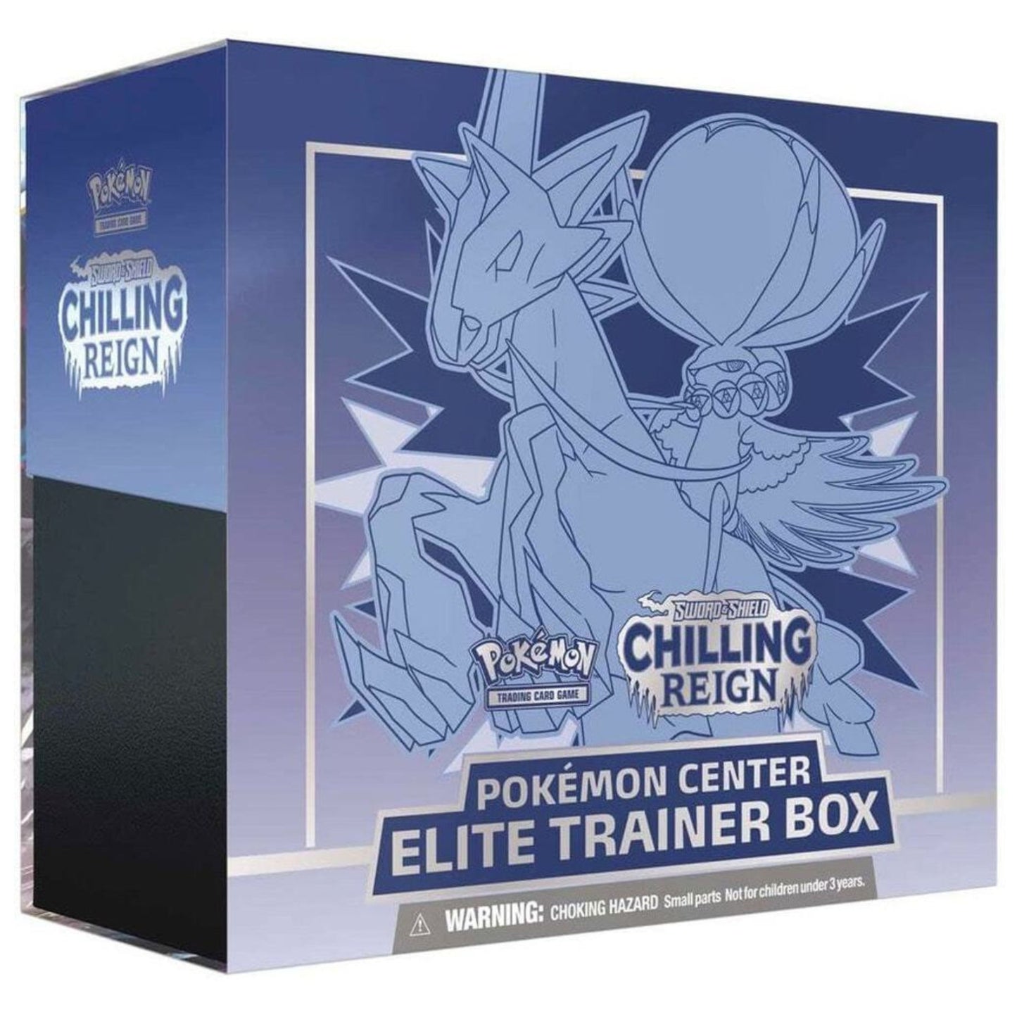 Pokemon TCG: Chilling Reign (SWSH06) Pokemon Center Exclusive Elite Trainer Box [Ice Rider Calyrex] PC ETB w/ Protective Case