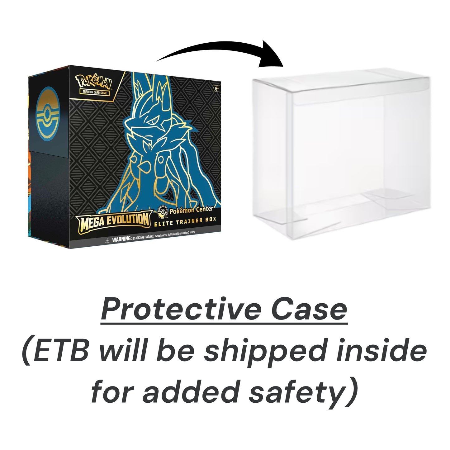 Pokemon TCG: Mega Evolution Base Set (ME01) Pokemon Center Exclusive Elite Trainer Box [Mega Lucario] PC ETB w/ Protective Case