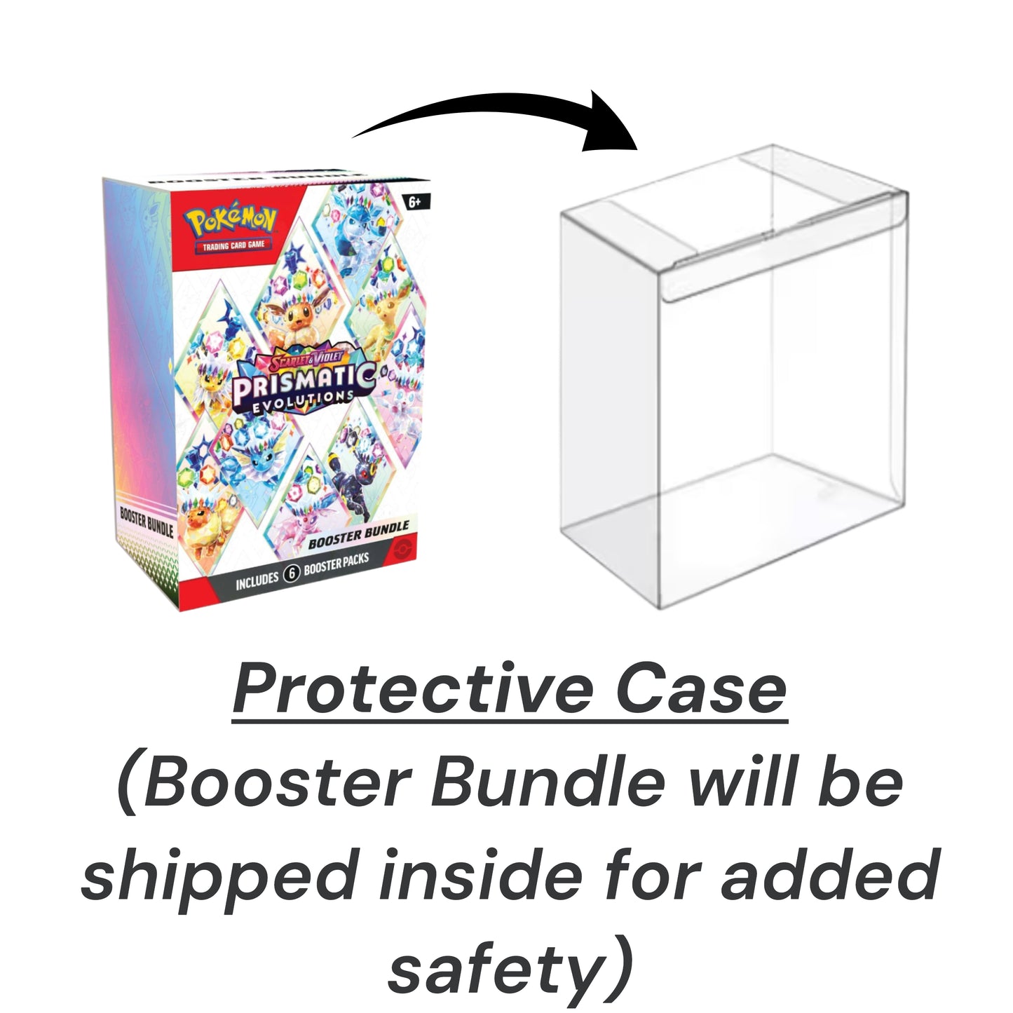 Pokemon TCG: Prismatic Evolutions (SV8.5) Booster Bundle w/ Protective Case