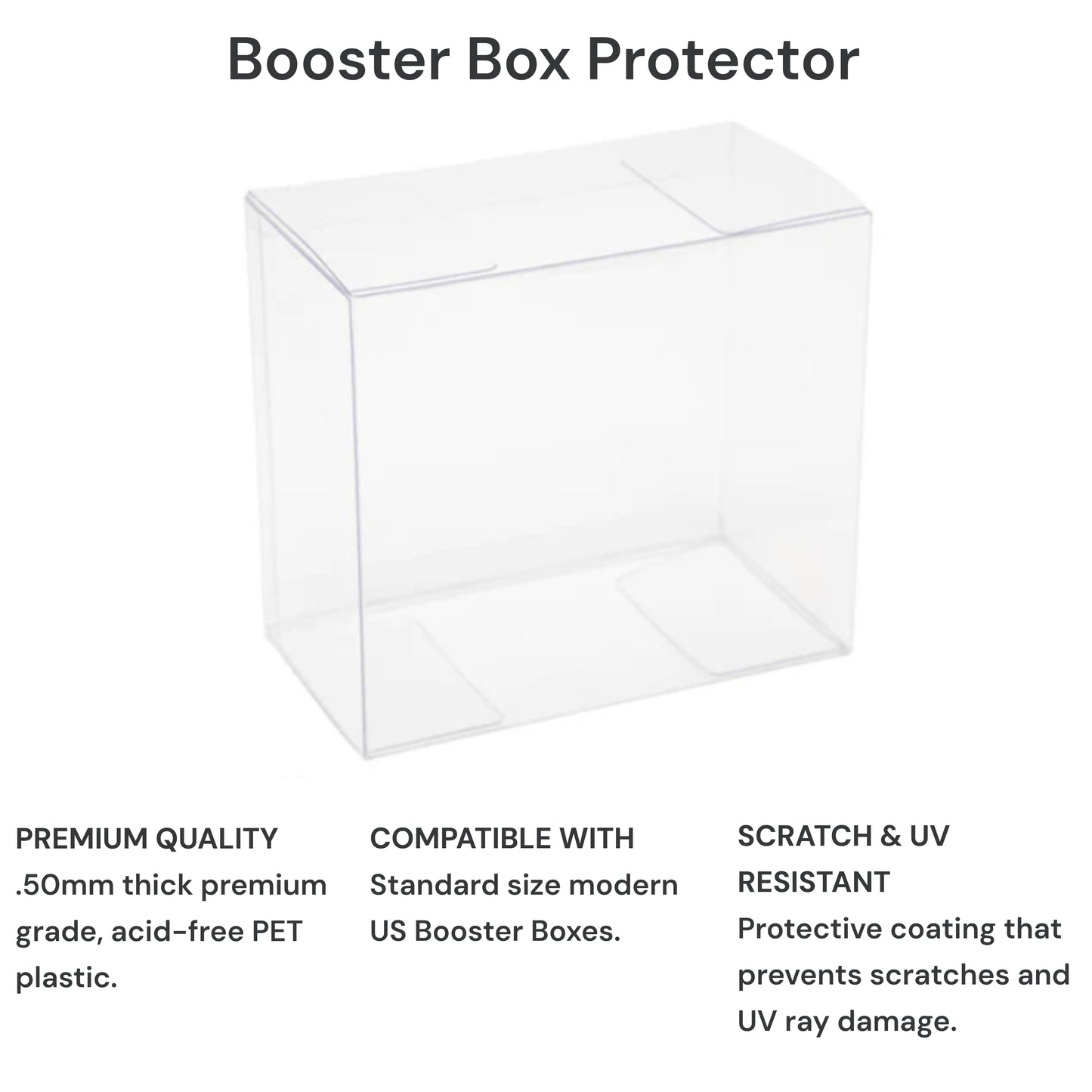 Pokemon TCG: Standard Booster Box Protector (Booster Box Not Included)