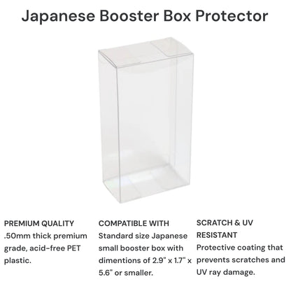 Pokemon TCG: Japanese Small Booster Box Protector (Booster Box Not Included)