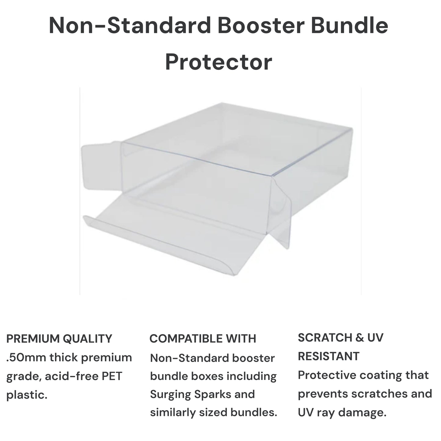 Pokemon TCG: Non-Standard Booster Bundle Protector (Booster Bundle Not Included)