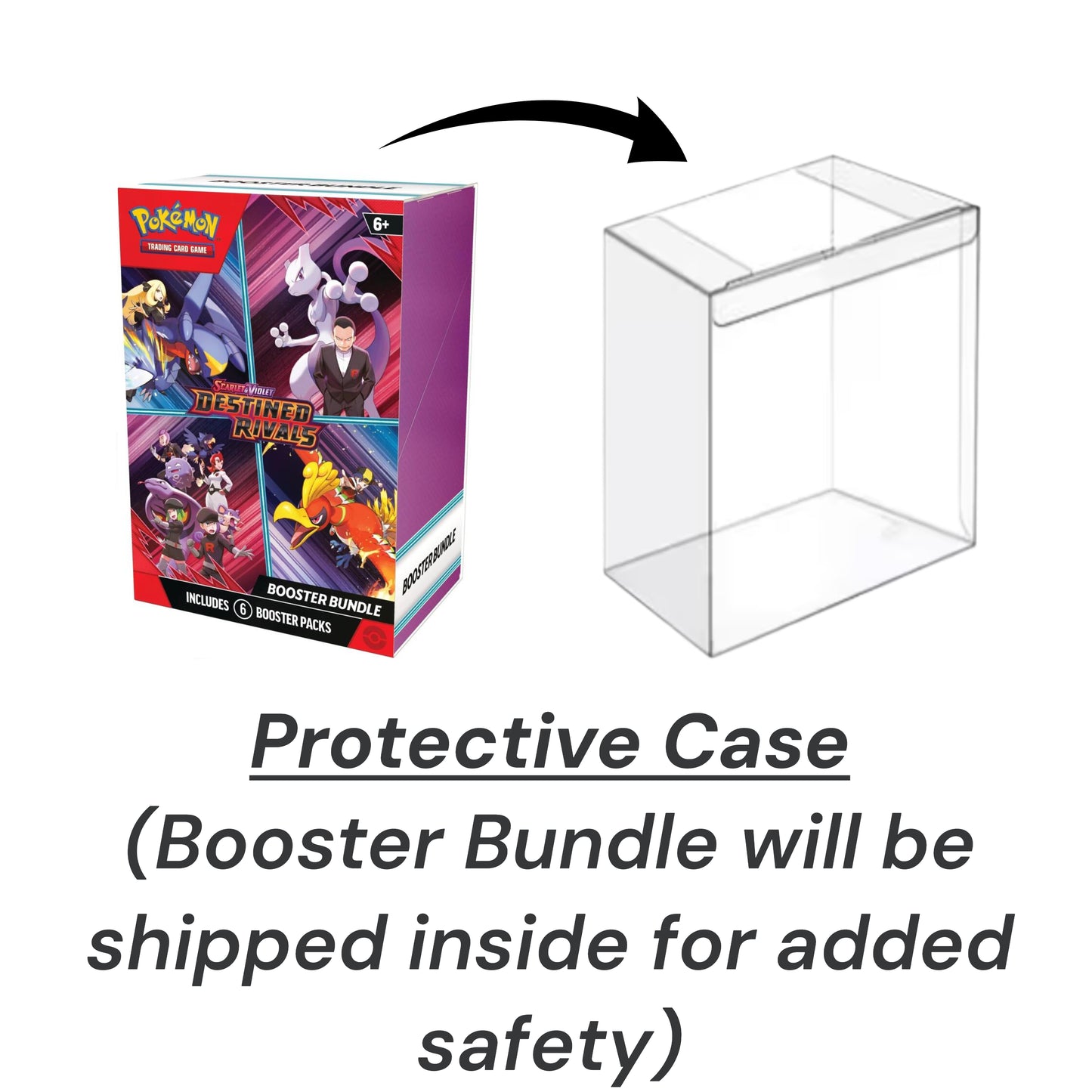 Pokemon TCG: Destined Rivals (SV10) Booster Bundle w/ Protective Case
