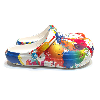 Boy's Color Bomb Clogs, Craytown Brand, J4-J6