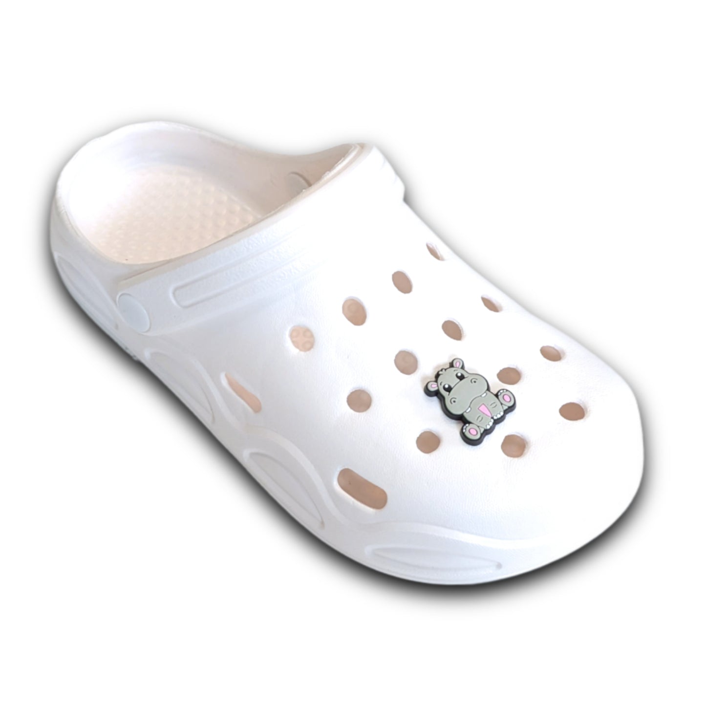 HIPPO - Single Shoe Charm From The Cute Exotic Animal Collection