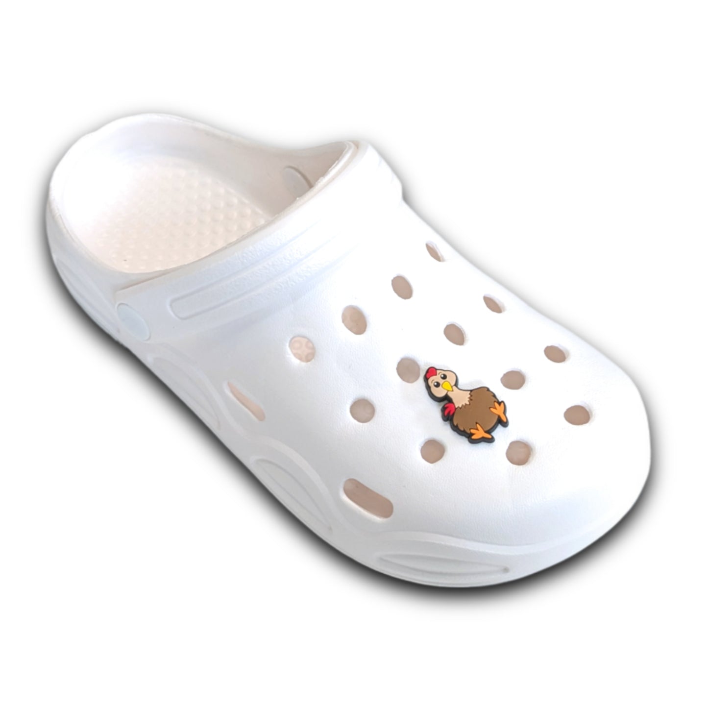 CHICKEN - Single Shoe Charm From The Cute Farm Animal Collection