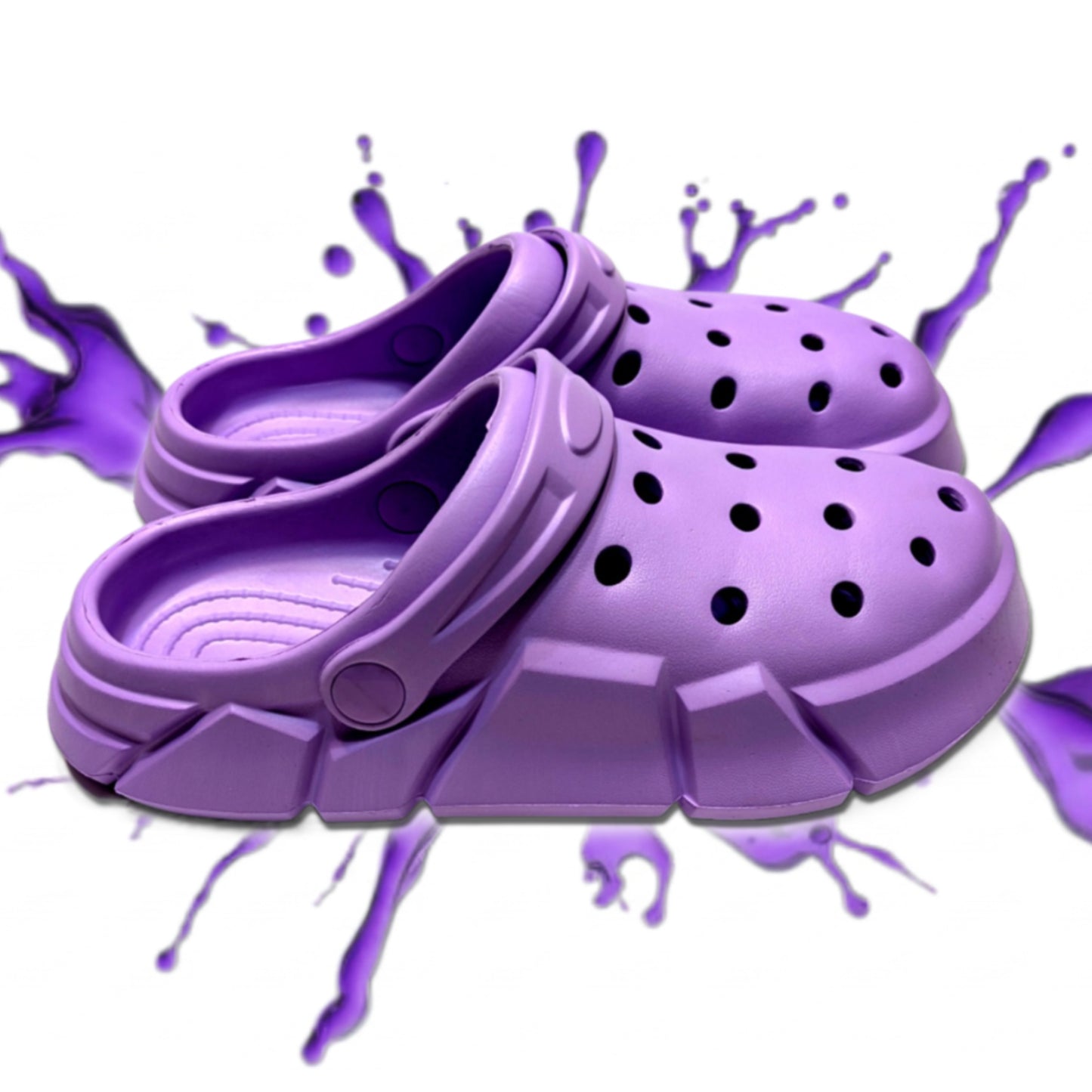 Boy's Purple Clogs, Craytown Brand, Big Kids' C11-J4