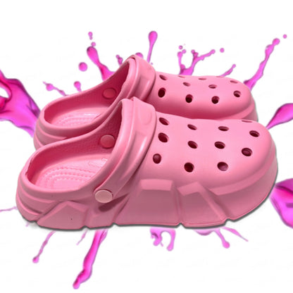 Boy's Pink Clogs, Craytown Brand, Big Kids' C11-J4